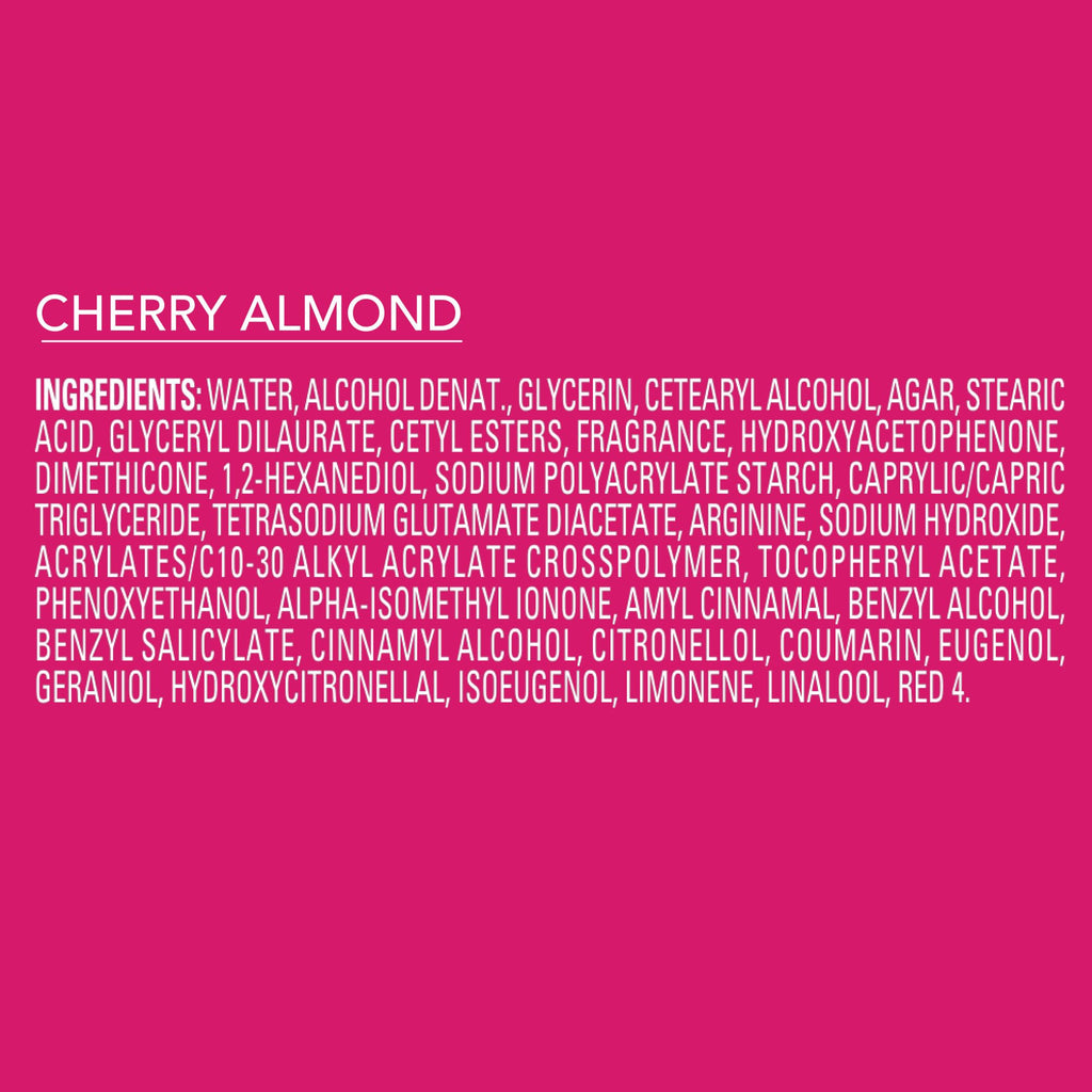 Jergens Cherry Almond Lotion Bursts, Squishy Heart-Shaped Moisturizer Bursts, Lotion Gifts for Teens, 38 Ct