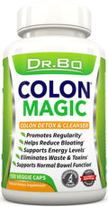 Colon Cleanse Detox Formula - Natural Bowel Cleanser Pills for Intestinal Bloating & Fast Digestive Cleansing - Daily Constipation Relief Supplement Gut