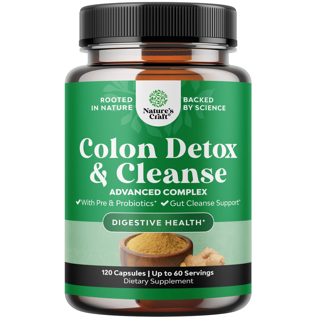 Herbal Colon Cleanse for Women & Men - 15 Day Gut Cleanse Detox for Women & Men with Senna Leaf Cascara Sagrada & Psyllium Husk for Fasting Acting Relief
