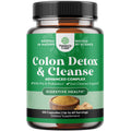 Herbal Colon Cleanse for Women & Men - 15 Day Gut Cleanse Detox for Women & Men with Senna Leaf Cascara Sagrada & Psyllium Husk for Fasting Acting Relief