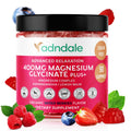Adndale 90 CT Magnesium Glycinate 400 mg Gummies with Ashwagandha, Magnesium Malate & Taurate, Sugar Free Magnesium Gummies for Adults & Kids. AdndaleBuy Supplements Australia