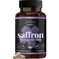 Leah Rose Essentials Saffron Supplement 88.5mg | Mood, Focus, and Stress Support | 60 Premium Saffron Extract Capsules | Made in the USA | 3rd Party Lab Tested | Non-GMO, Vegan, Gluten-Free