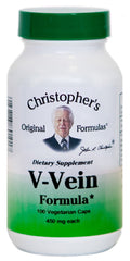 Christopher's Original Formulas V-Vein – 100 Vegetarian Capsules – Unique Herbal Blend – Developed by Master Herbalist David Christopher Christopher's Original FormulasBuy Supplements Australia