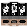 hello Epic Whitening Charcoal Fluoride Free Toothpaste, Activated Charcoal Toothpaste with Coconut Oil, Whitens Teeth Naturally, SLS Free