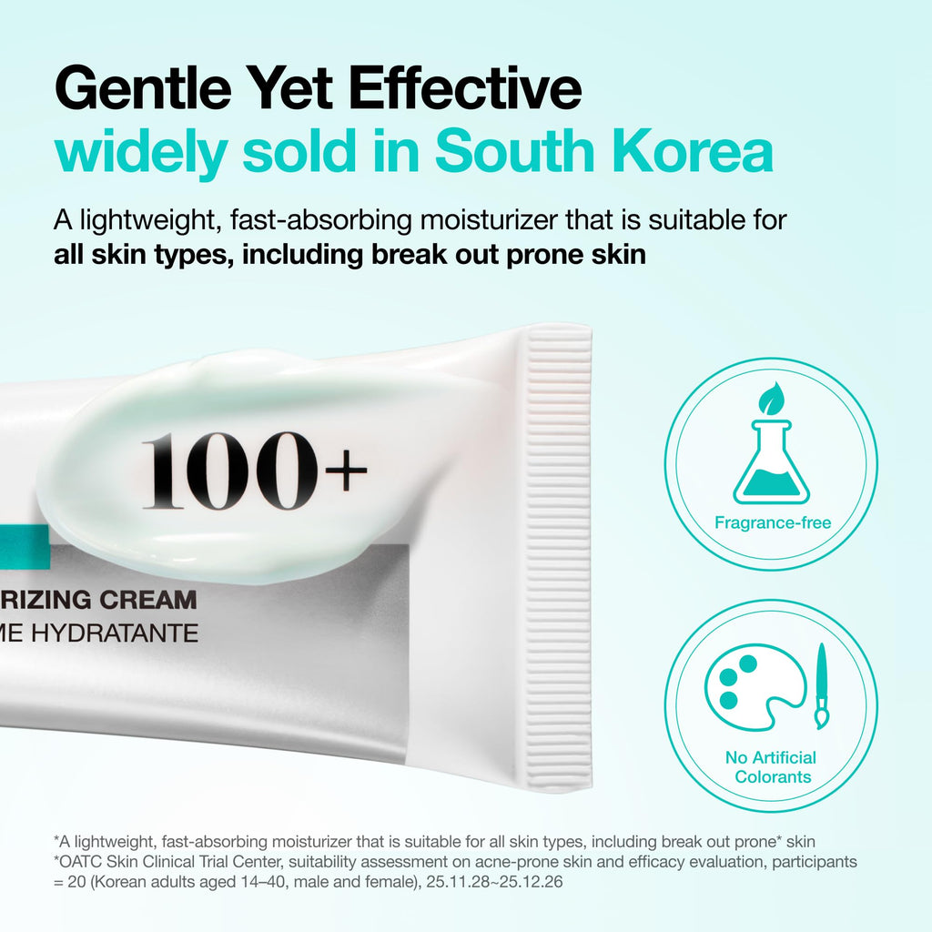 Anua PDRN Hyaluronic Acid 100 Moisturizing Cream, Lightweight, Non-Greasy Hydrating Face Moisturizer with Salmon DNA for Glass Skin, Korean Skincare (2.02 fl oz) ANUABuy Supplements Australia