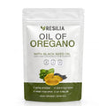 Resilia Softgels with Black Seed Oil 6000mg – Premium Grade Oregano Oil Capsules for Immune & Digestive Support – Non-GMO, Gluten-Free Softgels