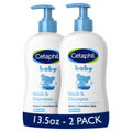 Cetaphil Baby Wash & Shampoo, 13.5oz Pack of 2, Hypoallergenic, Gentle Enough for Everyday Use, Soap Free