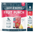 Bare Bones Fruit Punch Fruit Collagen Peptides Powder Drink Mix Packets | 5g Protein | Naturally Sweetened | Light & Flavorful | Gluten-Free On-the-Go Stick