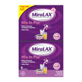 MiraLAX Laxative Powder for Gentle Constipation Relief for Adults, Stool Softener with PEG 3350, Nonstimulant Laxative, No Harsh Side Effects, Single Dose Mix-in Pax, Travel Pack, 40 Doses