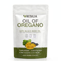 Resilia Softgels with Black Seed Oil 6000mg – Premium Grade Oregano Oil Capsules for Immune & Digestive Support – Non-GMO, Gluten-Free Softgels
