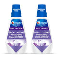Crest 3D White Mouthwash, Teeth Whitening for Adults, 1L, 2 Pack, Alcohol Free Mouth Rinse, Breath Freshener, Antibacterial, Antiseptic,