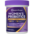 Doctor's Recipes Probiotics for Women, 100 Billion CFU, 18 Probiotic Strains, Prebiotics, Cranberry, P-5-P & VC, Vaginal, Digestive & Immune Support, Shelf-Stable, 30 Vegan Caps