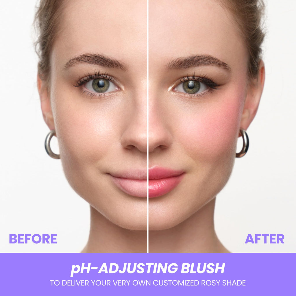 Wonderskin Cream Blush Stick pH-Activated - pHlush Stick Multi-Use, Blush for Cheeks and Lips, Cooling Nourishing Color-Adjusting Makeup