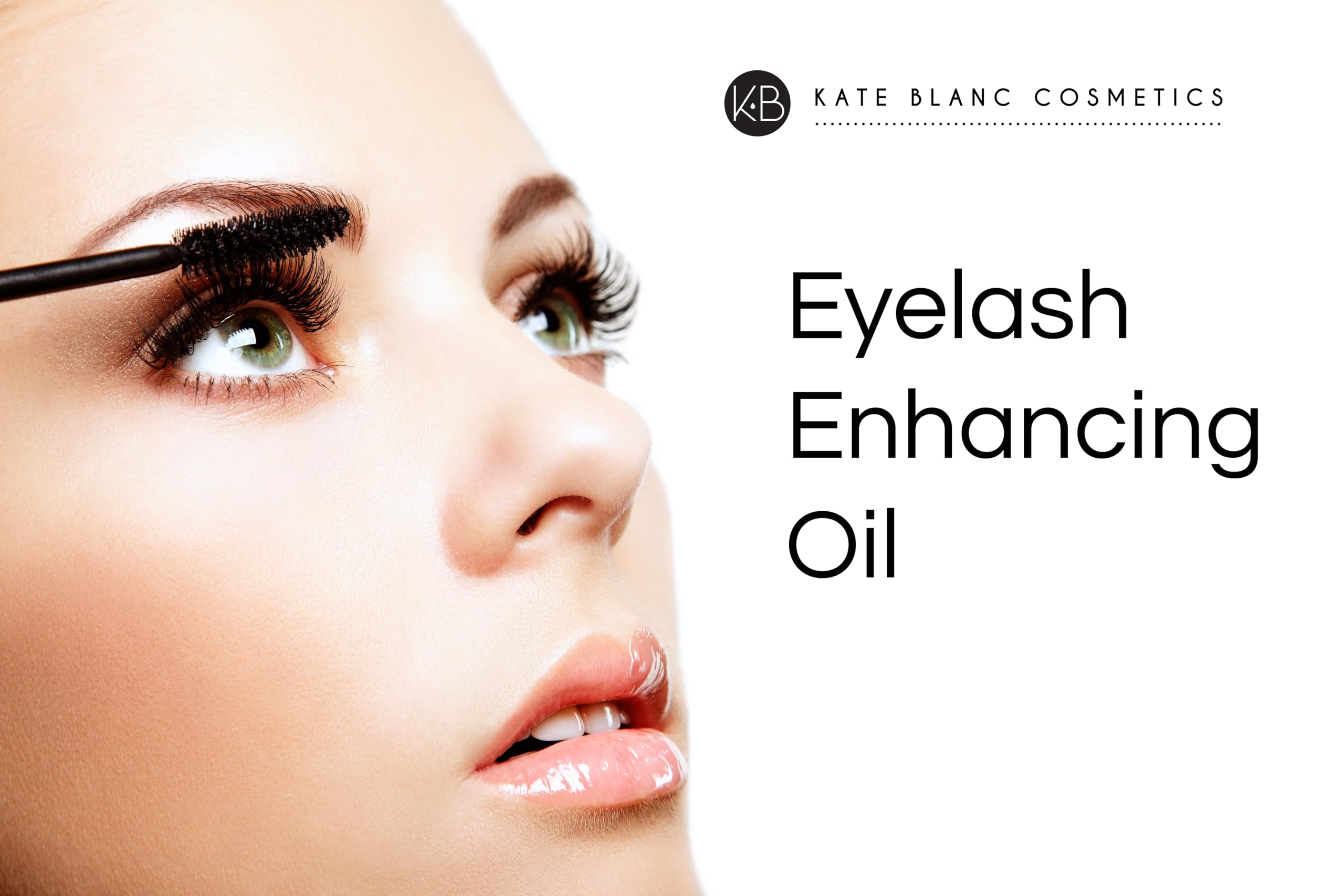 Kate Blanc Cosmetics Castor Oil Organic for Hair, Lashes, Face, Skin (2oz), 100% Pure, Cold Pressed, Hexane Free Hair Oil.