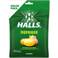 HALLS Defense Assorted Citrus Vitamin C Drops, Economy Pack, 80 Drops