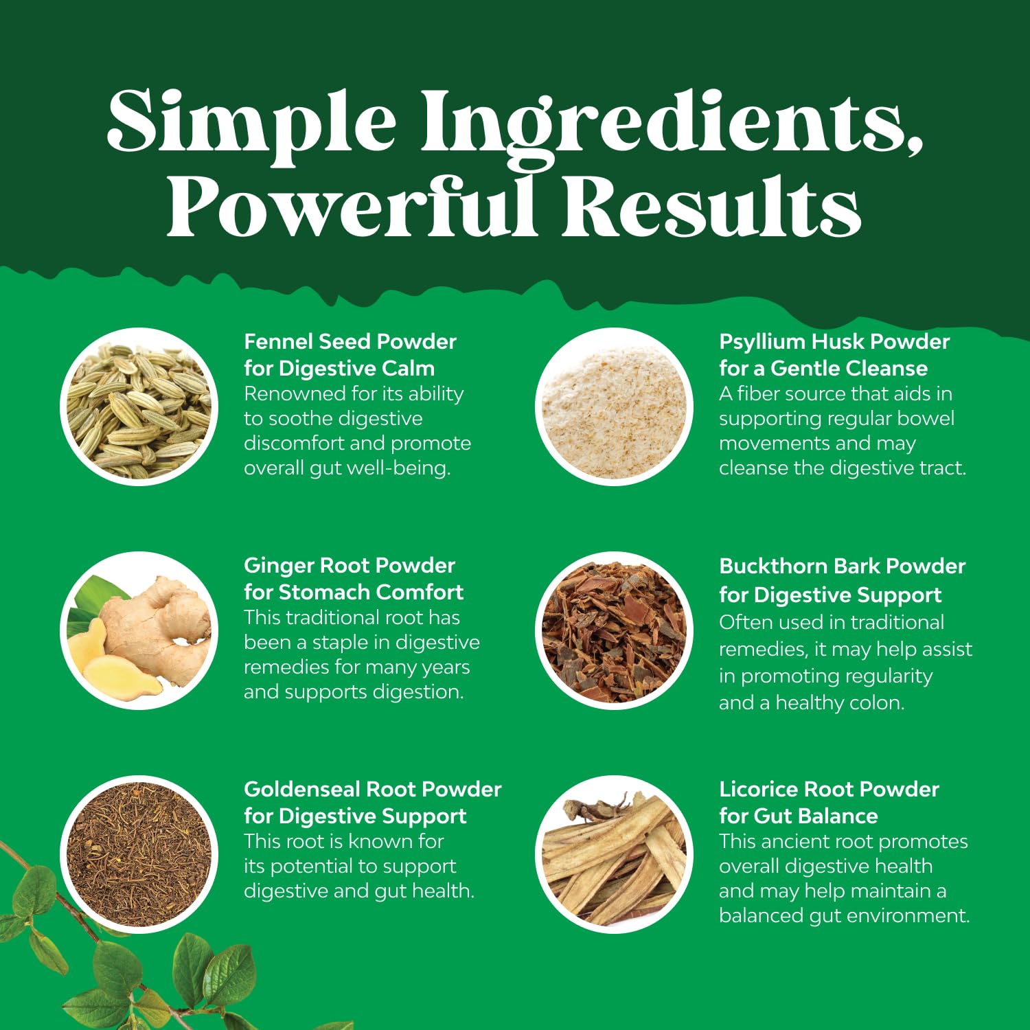 Herbal Colon Cleanse for Women & Men - 15 Day Gut Cleanse Detox for Women & Men with Senna Leaf Cascara Sagrada & Psyllium Husk for Fasting Acting Relief