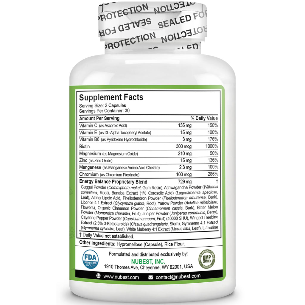 Blood Sugar - Advanced Formula with Bitter Melon, Ashwagandha, Cinnamon, Chromium, Magnesium, Vitamins, Alpha Lipoic Acid, Cayenne Pepper & More