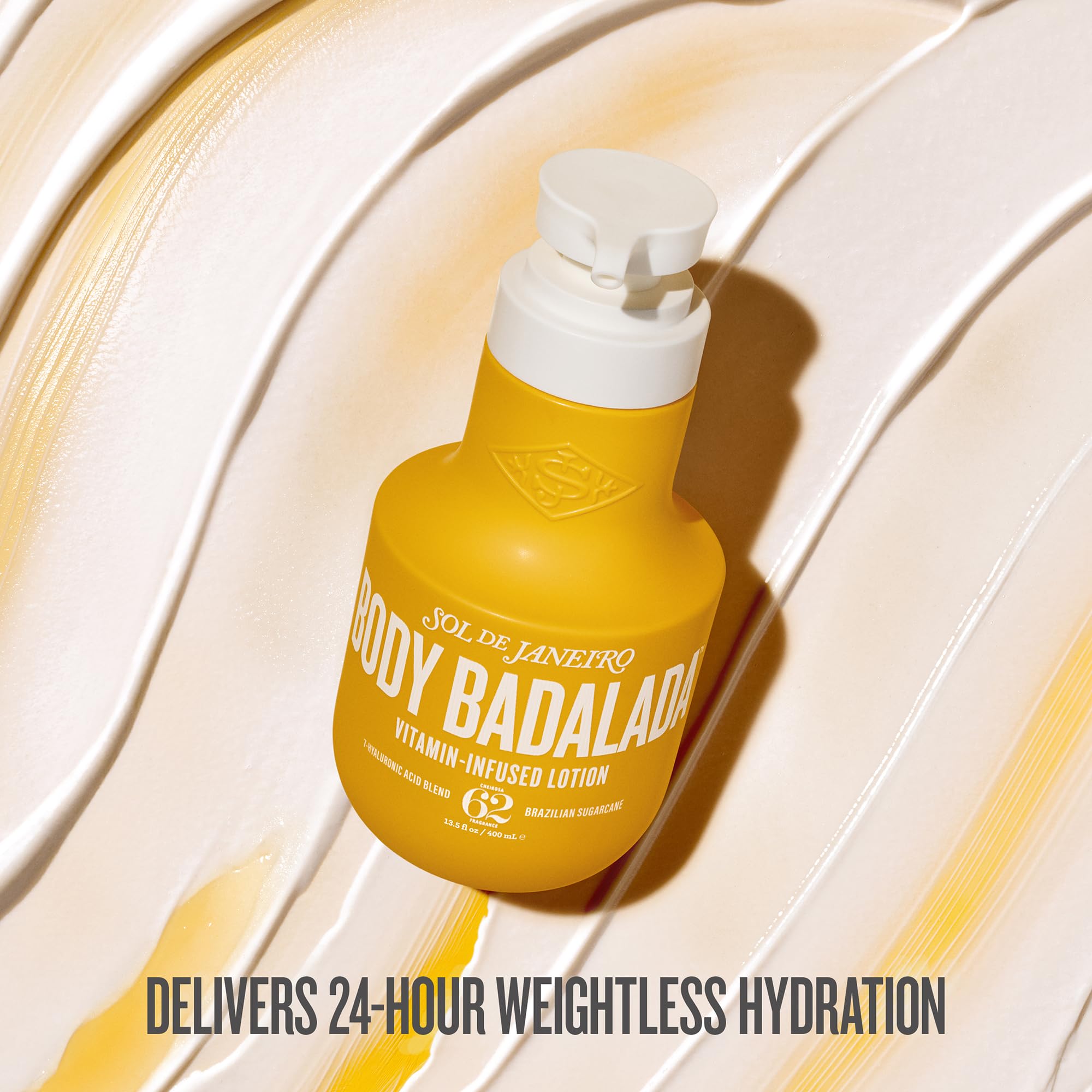 Sol de Janeiro Body Badalada Vanilla Lotion | Vitamin-Infused Body Lotion | Cheirosa 62 Fragrance | 13.5 fl oz.