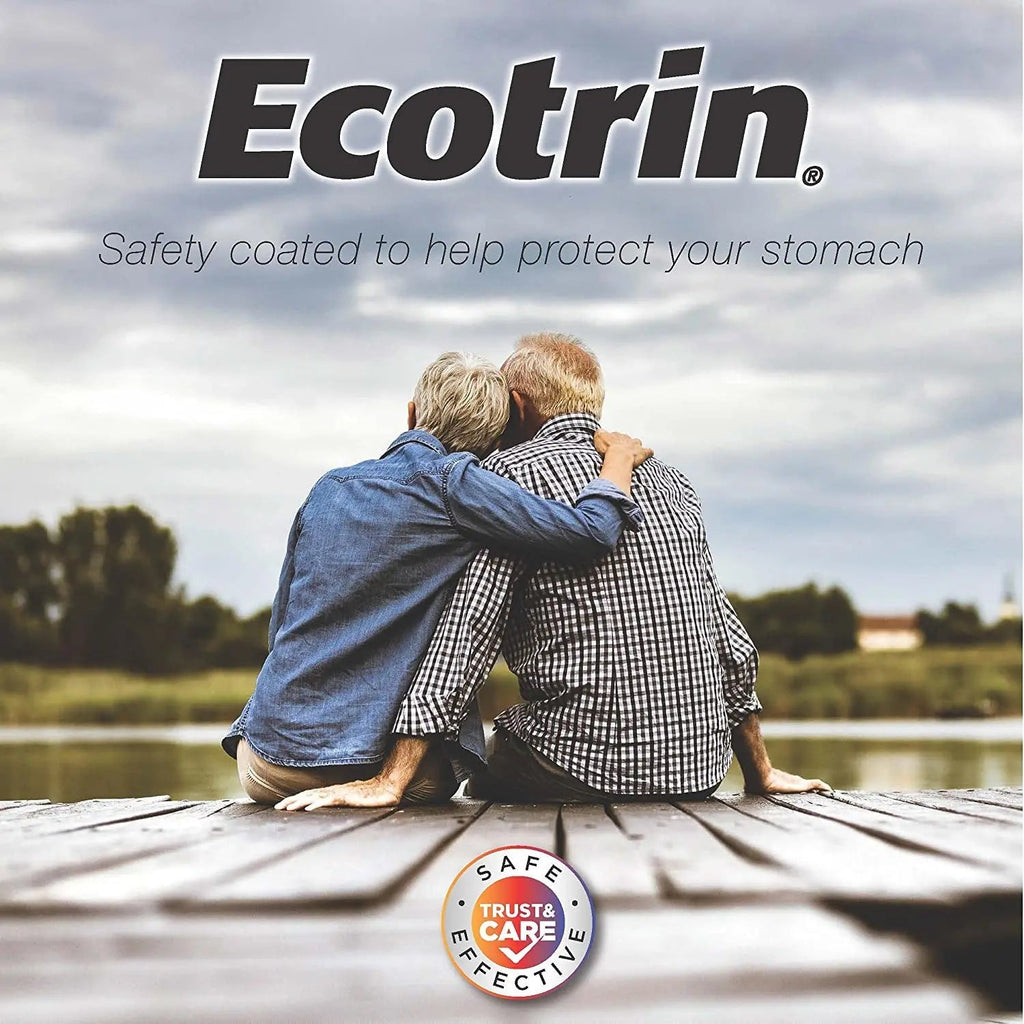 Ecotrin Safety Coated Aspirin Pain Reliever Tablets, Low Strength, NSAID 81mg, 45 ct (Pack of 3) EcotrinBuy Supplements Australia
