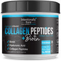 Intentionally Bare Grass Fed Hydrolyzed Collagen Peptides Powder - Bovine Collagen Powder – with Biotin, Hyaluronic Acid, Vitamin C & Zinc - Peptides I & III