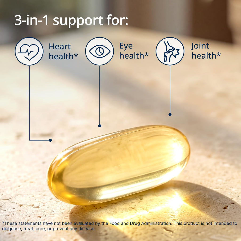Metagenics OmegaGenics Fish Oil EPA-DHA 720 mg - High Potency Omega-3 Supplement - Supports Heart, Joint, Brain & Immune Health* - Sustainably Sourced,