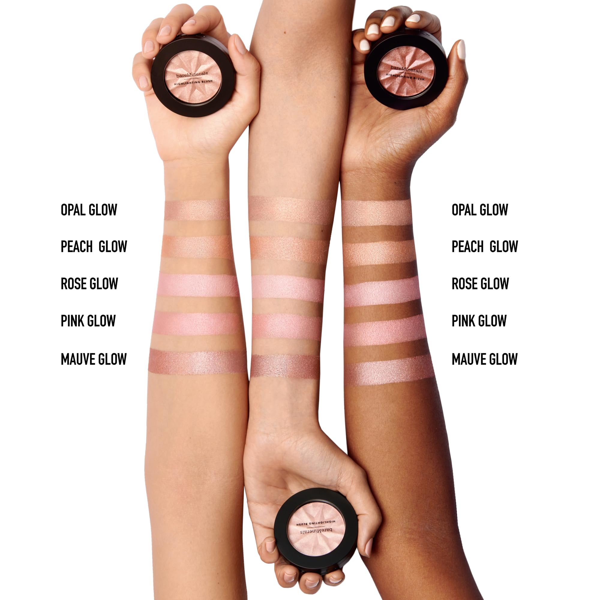 bareMinerals Gen Nude Highlighting Blush, Mauve Glow, Vegan, Cruelty-Free & Dermatologist-Tested