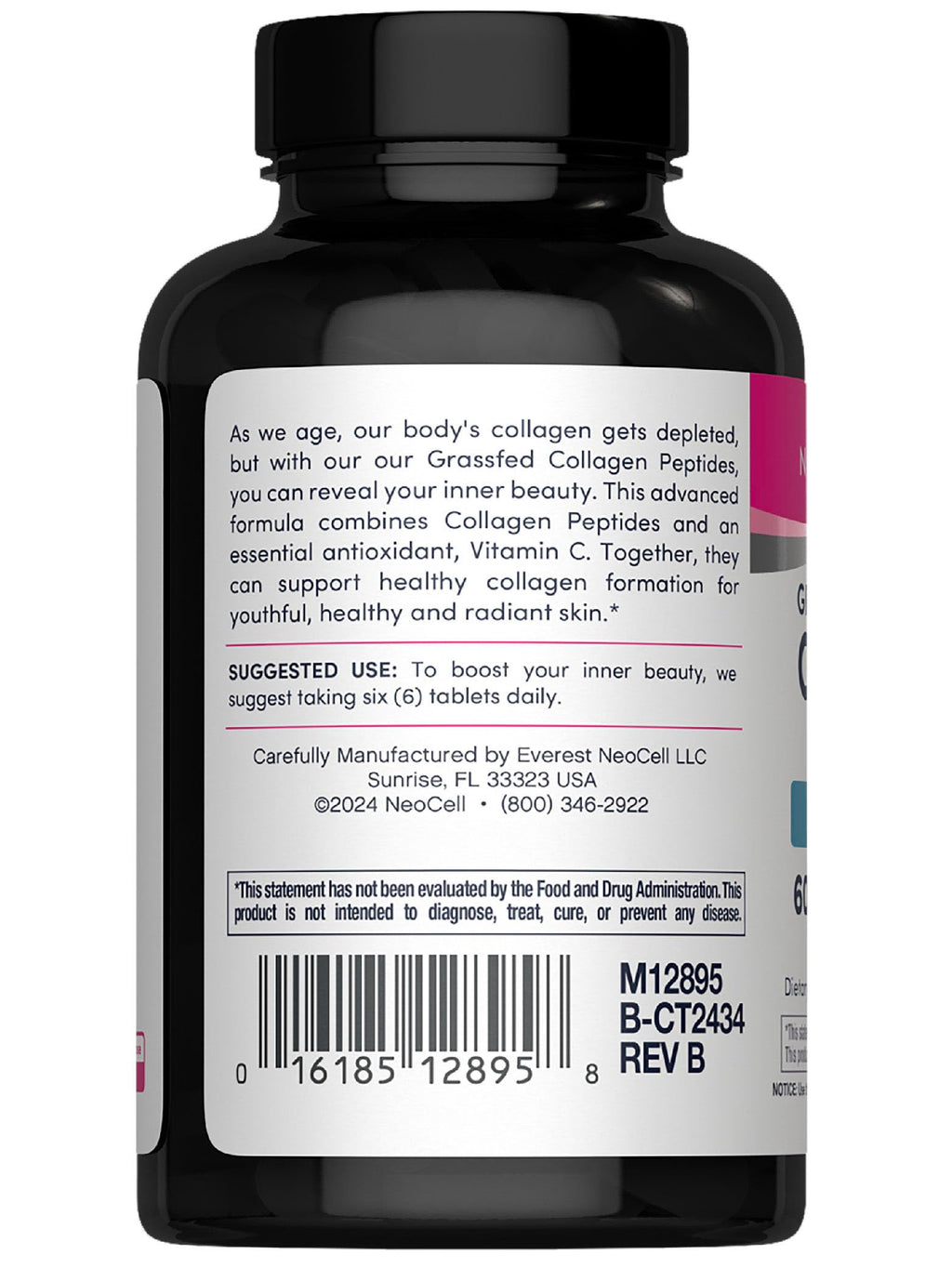 NeoCell Super Collagen with Vitamin C, 120ct Collagen Pills, Non-GMO, Grass Fed, Paleo Friendly, Gluten Free, Collagen Peptides Types 1 & 3 for Hair, Skin, Nails and Joints (Packaging May Vary) NeoCell buy supplements Au