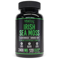 VitaRaw Organic Irish Sea Moss Capsules 2400 mg - Burdock Root and Bladderwrack Powder Real Seamoss Pills for Immune Support, Joint and Gut Health Help