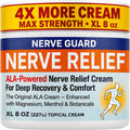 Neuropathy Cream – XL 8 oz – Maximum Strength Nerve Relief Cream for Feet Hands Legs Toes & Back – Fast Acting Relief with Menthol, Magnesium, ALA, Arnica –