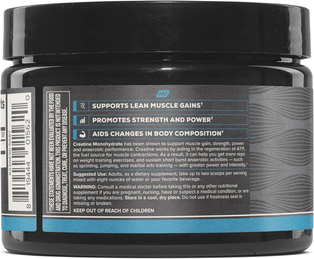 ONNIT Creatine Monohydrate Powder, IGEN(TM) Non-GMO Tested 5g Premium Creatine for Muscle Strength, Power and Lean Mass, Supports Brain Health