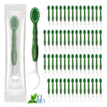 nicedae Disposable Mini Travel Toothbrush Bulk with Toothpaste 5in1 60Ct Portable Toothbrushes Set Floss Pick Tongue Scraper Cruise