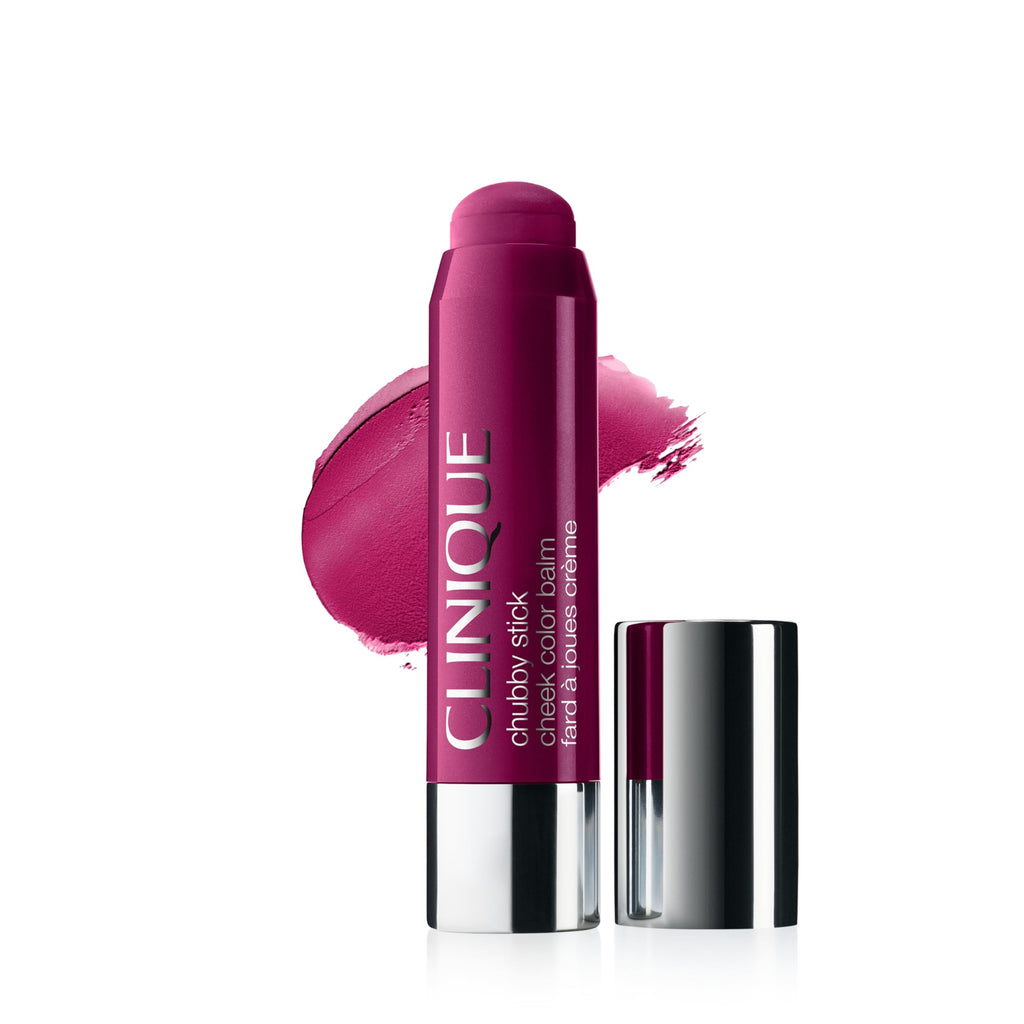 Clinique Chubby Cream Blush Stick Cheek Colour Balm | Blush For Cheeks | Long Lasting + Buildable | Create A Healthy Looking Glow | Perfect For Travel, Very Violet