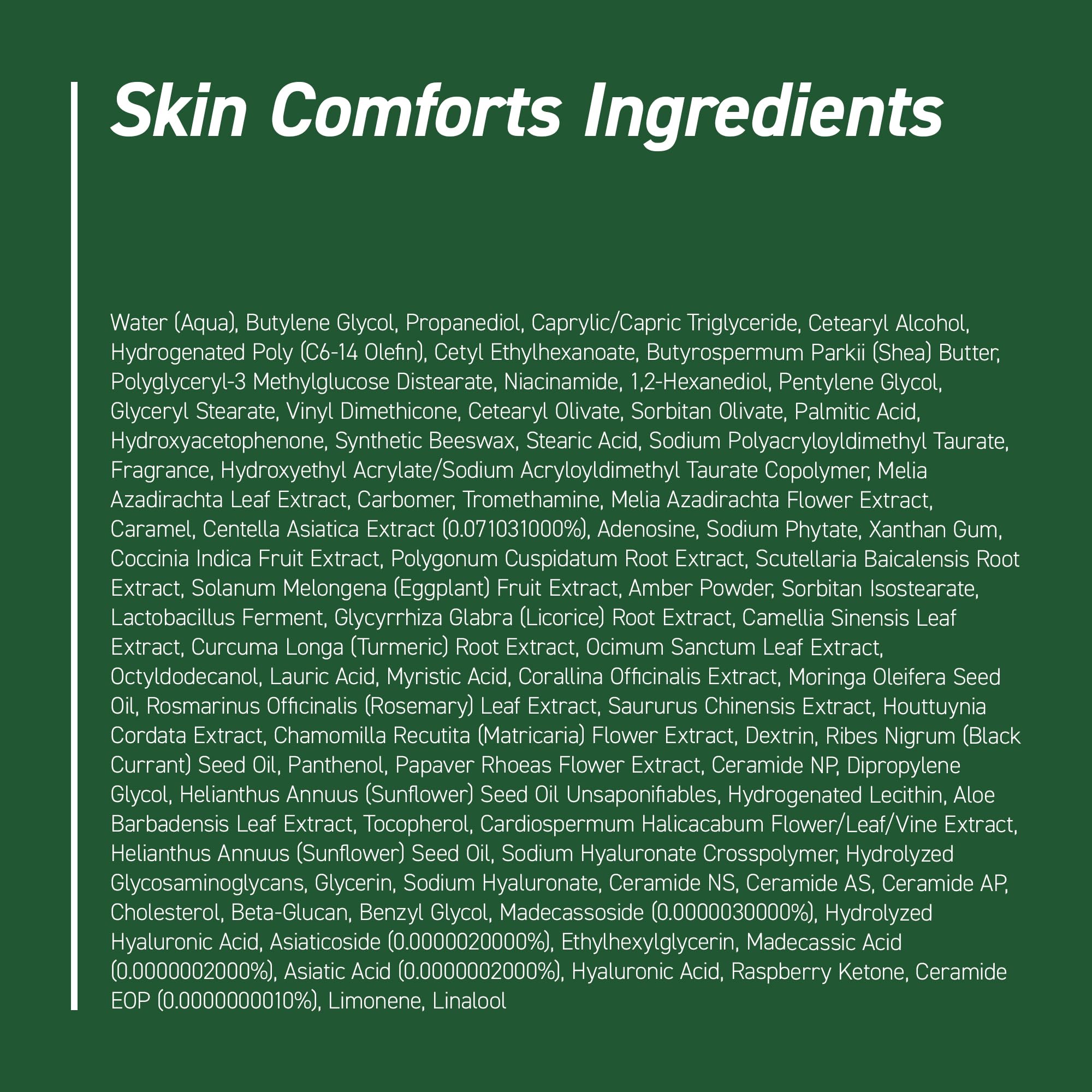 IVOSKIN Cica Redness Relief Treatment Cream, Soothing & Hydrating Green Correcting Moisturizer with Madecassoside, Helps Repair Skin Barrier for Sensitive Skin
