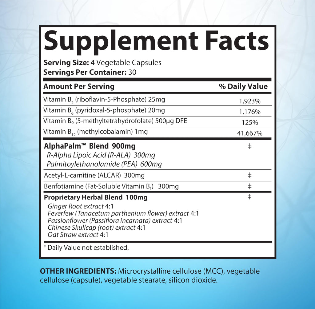 SciatiEase Sciatic Nerve Health Support Supplement - Nerve Support Formula with AlphaPalm, Pea, Vitamin B Complex, Alpha Lipoic Acid 300mg - 3 Bottles SciatiEaseBuy Supplements Australia