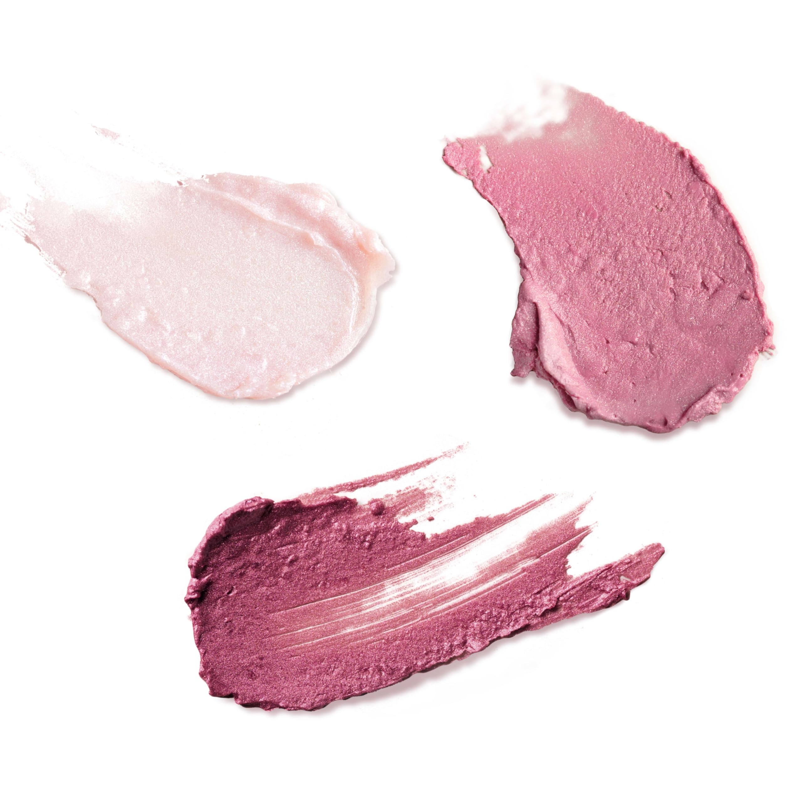 Burt's Bees Lip Shimmer Pink Collection, Tinted Lip Balm Stick, Moisturizing for All Day Hydration with Natural Glowy Pigmented Finish & Buildable Color, 3 Shades, Value Pack, 0.09 oz., Three Tubes