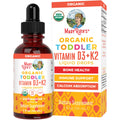 MARYRUTH'S Organics Vitamin D3 | Vitamin K2 | Vitamin D3 K2 Drops | K2 D3 Vitamin Liquid Supplement for Toddlers | Kids Supplement for Calcium Absorption