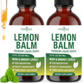 NEW AGE Lemon Balm Tincture - Mood Support Supplement - Lemon Balm Leaf Extract Drops - Vegan, Sugar & Alcohol-Free Calming Supplement - 4 fl oz