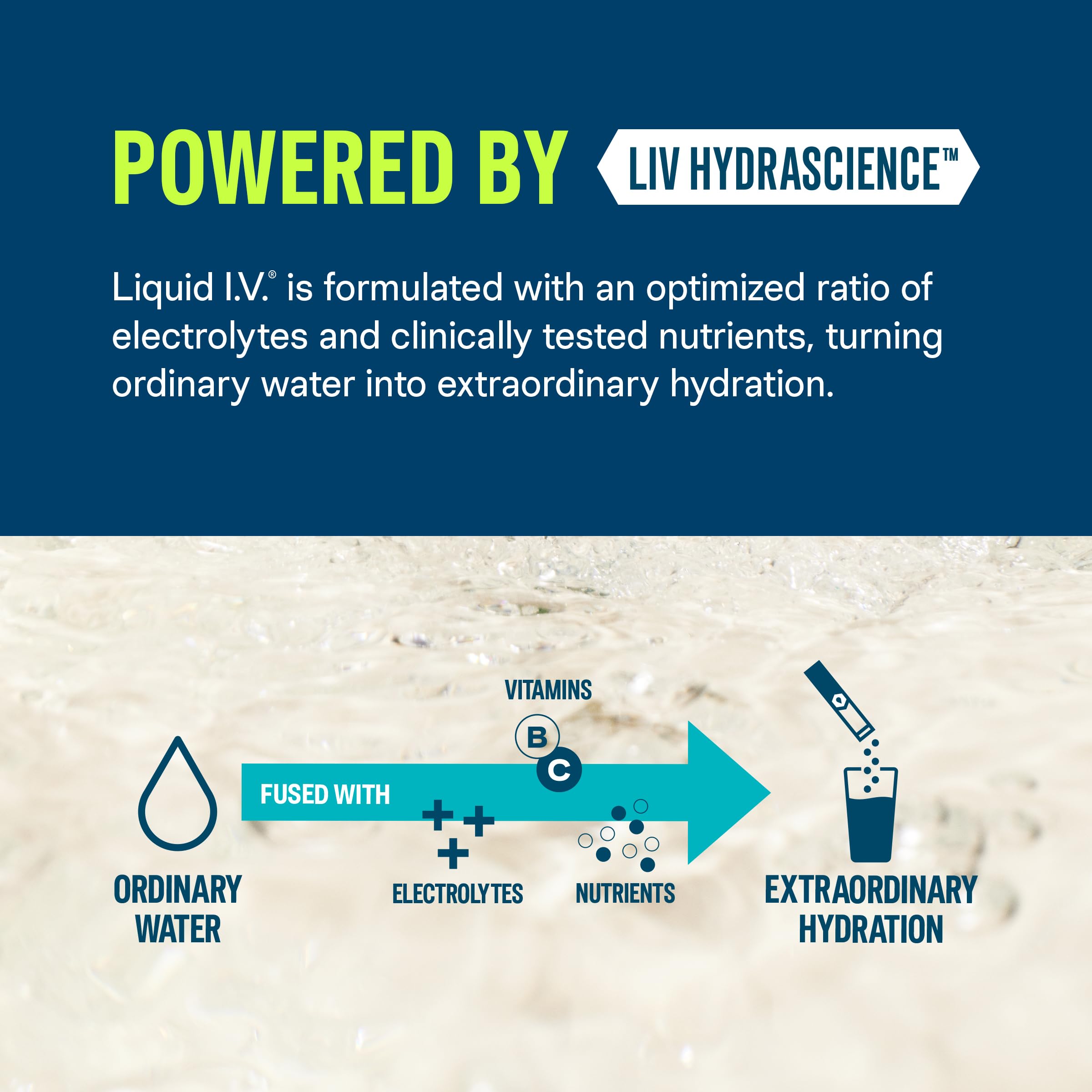 Liquid I.V.® Hydration Multiplier - Popsicle Firecracker | Electrolyte Powder Drink Mix | 1 Pack (16 Servings)