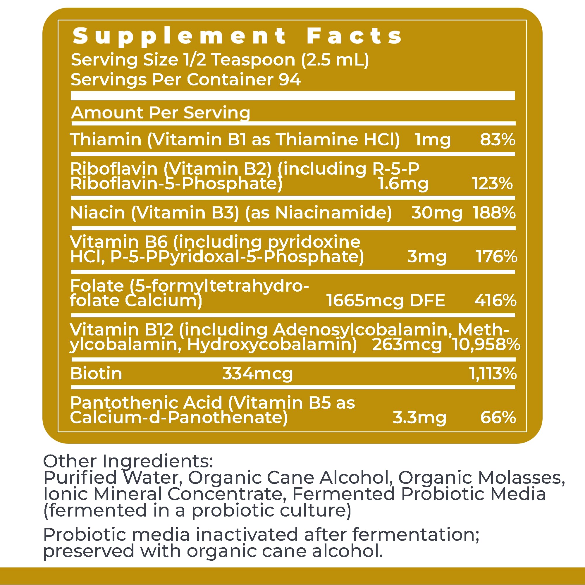 Premier Research Labs Max B-ND - Liquid Vitamin B Complex for Liver & Brain Health, Sublingual Drops for Men & Women with Thiamin, B12 & B6-8 Fl Oz Bottle Premier Research LabsBuy Supplements Australia