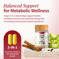 Snap Supplements Blood Sugar Blend, CoQ10, Cinnamon, and Gymnema to Support Already Healthy Blood Sugar, Metabolic Health and Energy,
