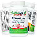 Palmitoylethanolamide 450mg Comfort Mobility Nerves Cognitive & Immune Support - Micronized High Absorption - All Natural Pea - USA Made - No Additives or Excipients – 60 Vegan Capsules Supplement Awakened.energyBuy Supplements Australia