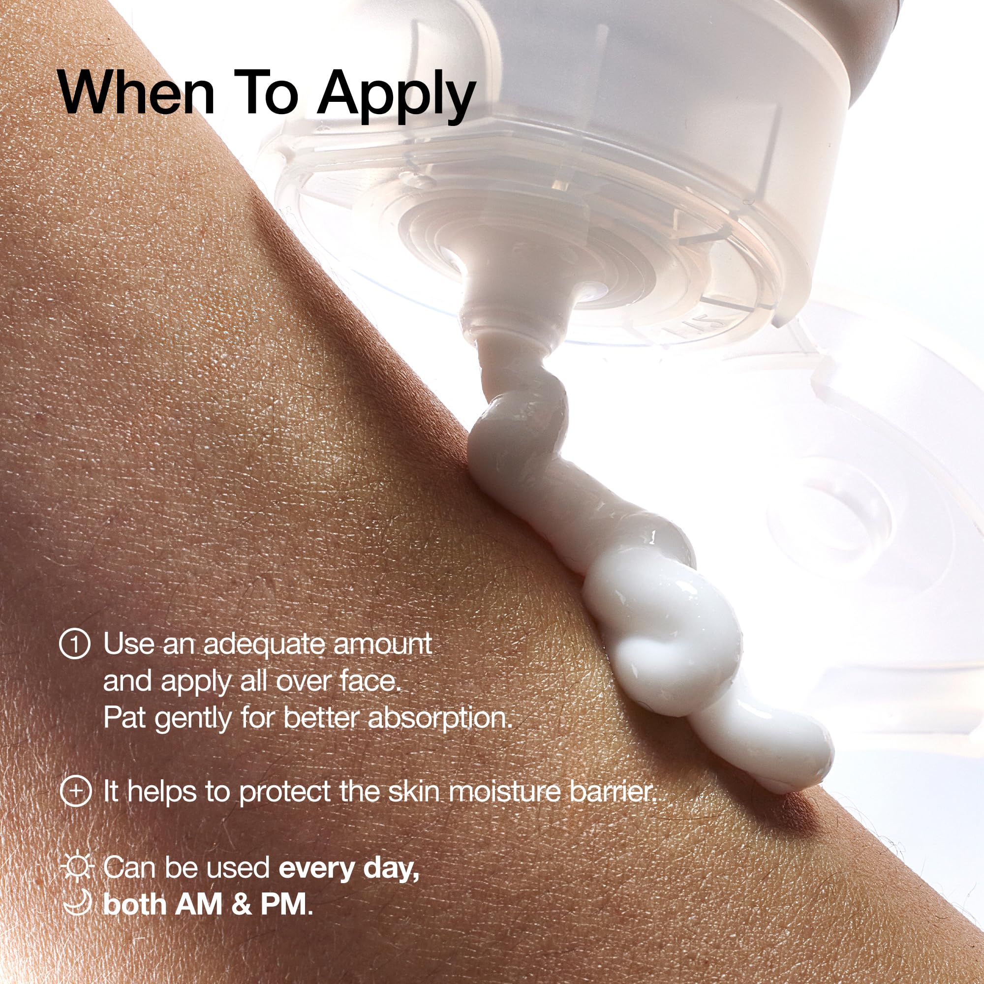 ANUA 3 Ceramide Panthenol Moisture Barrier Cream, Hydrating Daily Face Moisturizer for All Skin Types, Soothing, Non Comedogenic