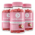Flat Tummy Apple Cider Vinegar Gummies,– ACV Gummies,Detox,Support Gut Health – Vegan-Friendly,Non-GMO - Beet and Pomegranate Superfood Powders,