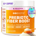 GOBIOTIX Fiber Supplement Powder with Prebiotics for Digestive Health, Soluble Fiber for Gut Health & Debloat, Keto