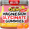 Center-Filled Magnesium Glycinate Gummies 400MG - High Absorption for Kids, Teens & Adults - Supplement for Sleep, Calm & Muscle Relaxation with B6 & D3 - Gluten Free & Vegan Friendly - 60 Count OH MY CHEWYBuy Supplements Australia