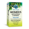 Natural Factors Whole Earth & Sea Women's Multivitamin & Mineral, Whole Food Supplement, Vegan, 120 Tablets Natural Factors