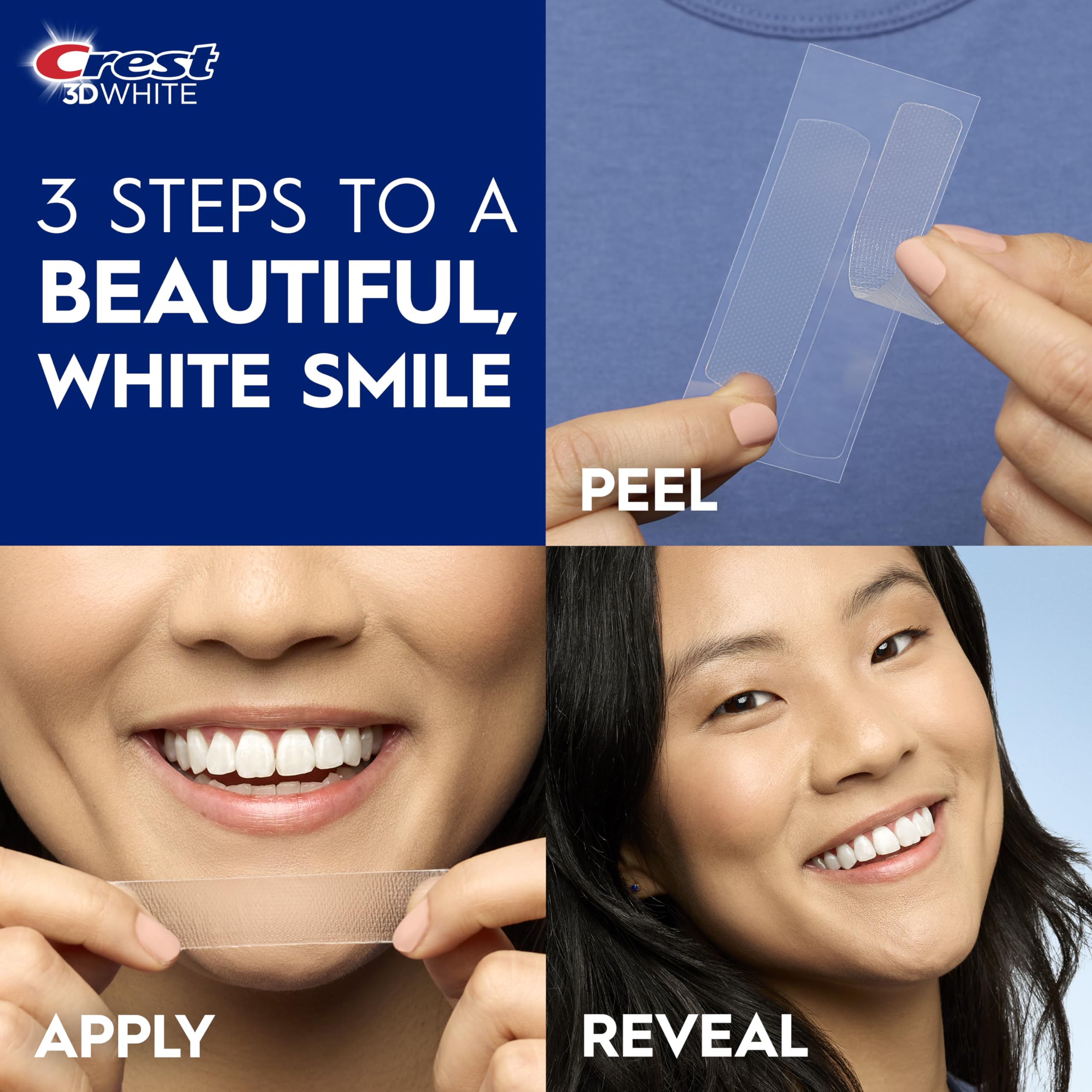 Crest 3D Whitestrips Professional Effects – Teeth Whitening Kit, 22 Treatments (20 + 2 Bonus), Each with 1 Upper/1Lower, 44 Strips
