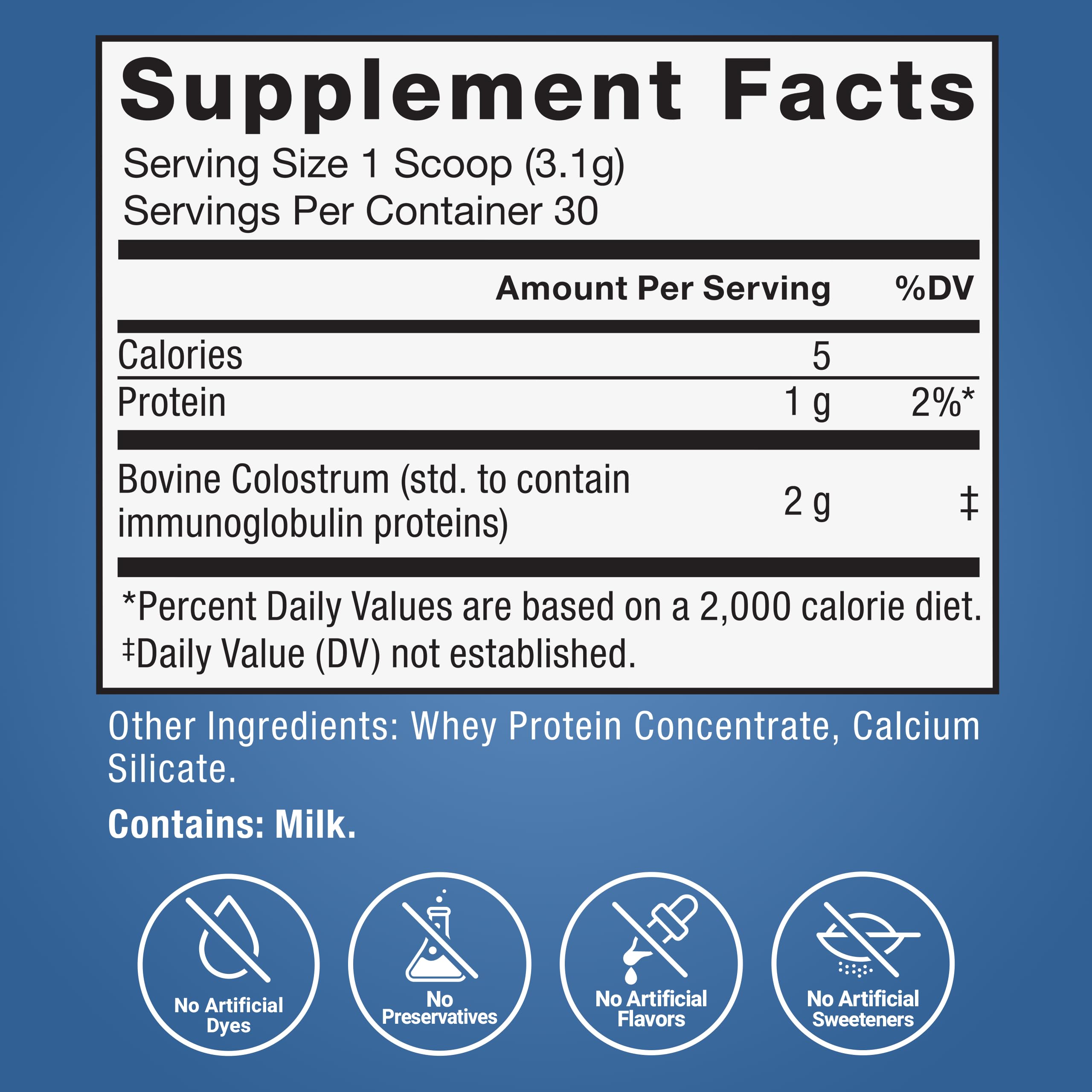 Force Factor Awesome Colostrum to Support Gut Health, Immune Function, Recovery, & More, Bovine Colostrum Supplement, Pasture-Raised, Grass Fed
