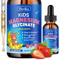 Magnesium Glycinate Liquid for Kids - with L-Theanine Omega-3, Vitamin B6, D3, Zinc - Kids Magnesium Drops for Sleep, Relaxation, Calm & Focus - 2 Fl Oz, Strawberry Flavor HovikaBuy Supplements Australia