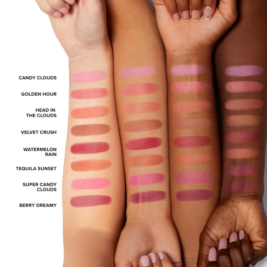 Too Faced Cloud Crush Blurring Blush | Velvety Powder Blush for Cheeks with High-Pigment Formula | 93% Naturally Derived Ingredients, Vegan & Cruelty-Free, Berry Dreamy, 0.17 Ounce